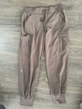 All in motion Taupe Utility Cargo Joggers Sz S
